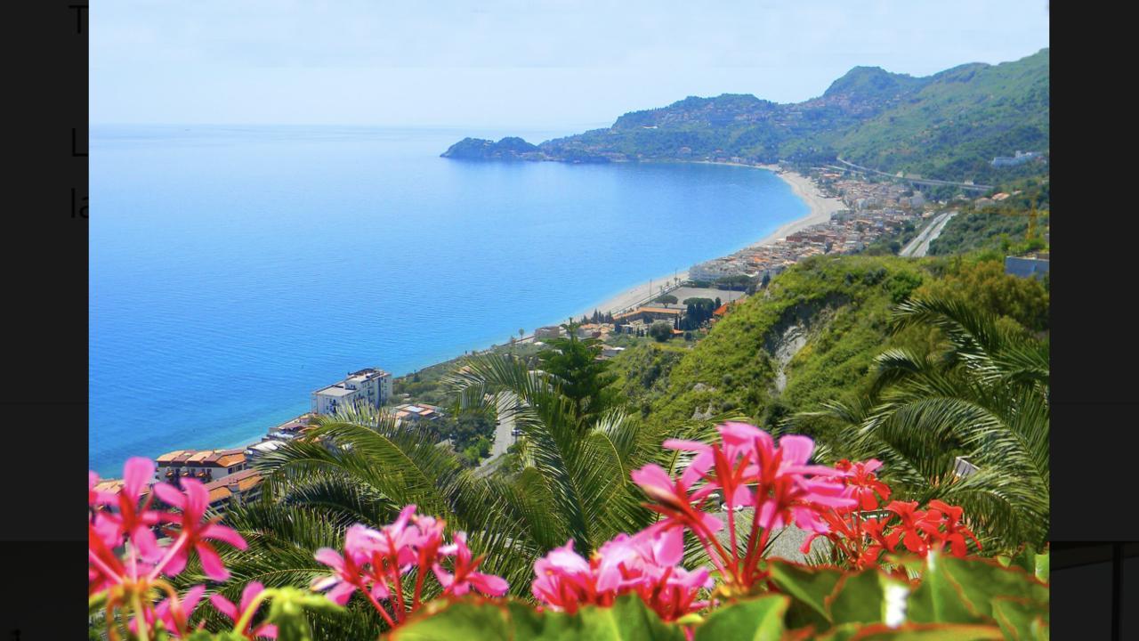 La Nave Sul Mare Di Taormina Bed & Breakfast Letojanni Eksteriør bilde